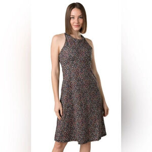 NWT Prana Jewel Lake Dress Size XS Black Alotta Dots